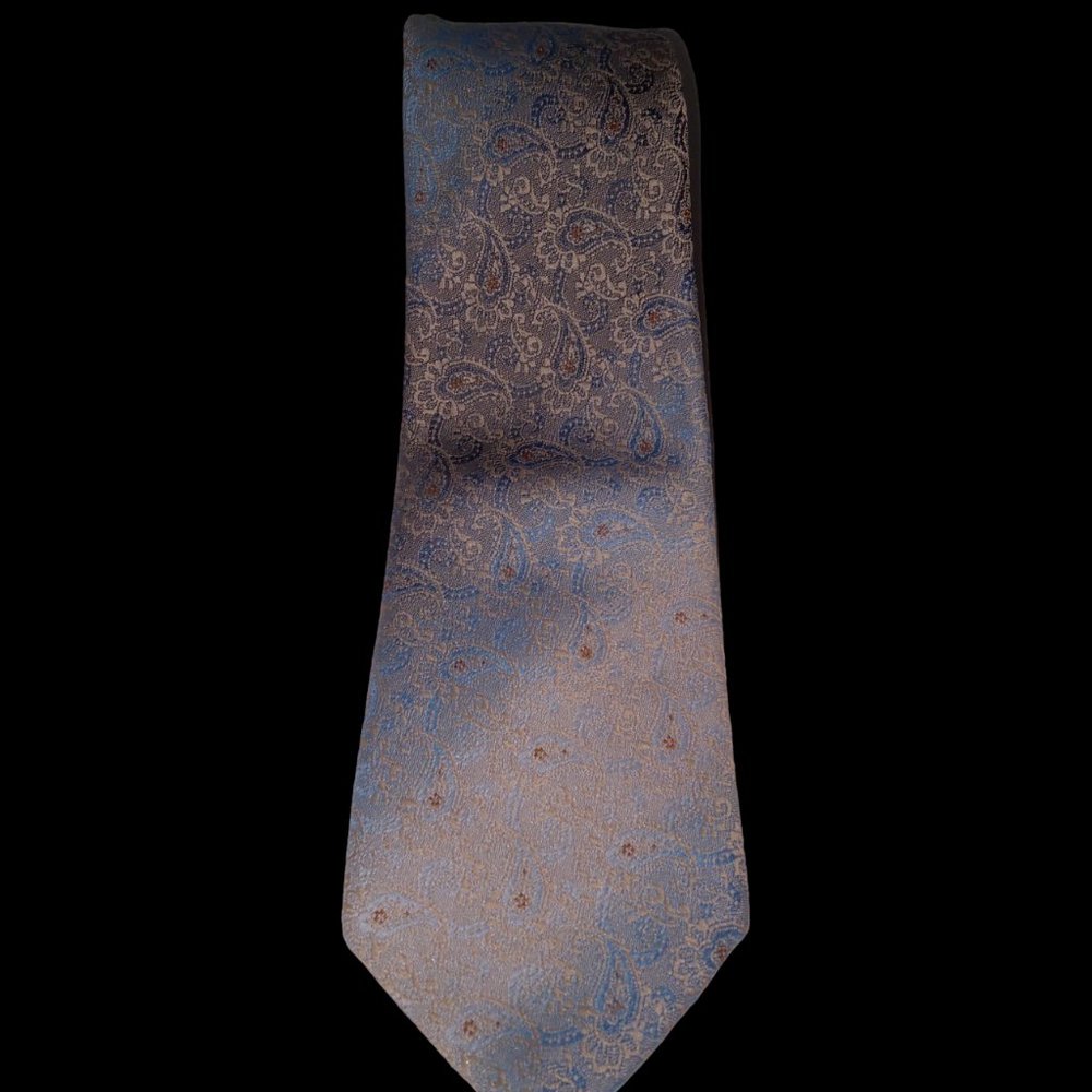 Vintage Ombre Prince Consort Golden Clasp Paisely Fade Men’s Tie